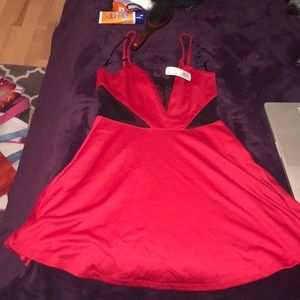 Red Baby Doll Dress